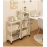 Simple Bookshelf Storage Rack Removable Trolley Under Desk Desk Booktable Storage Bedroom Bookcase Home Storage Organization
